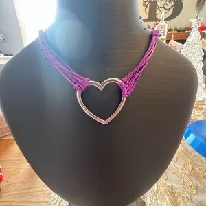 Purple Heart Necklace